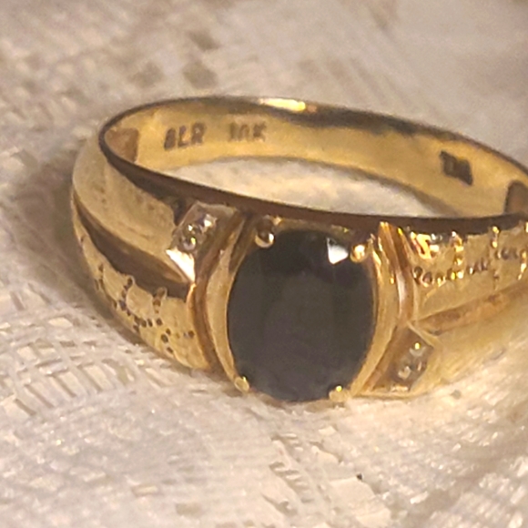 Other - Black Onyx accented Diamonds 10kt gold